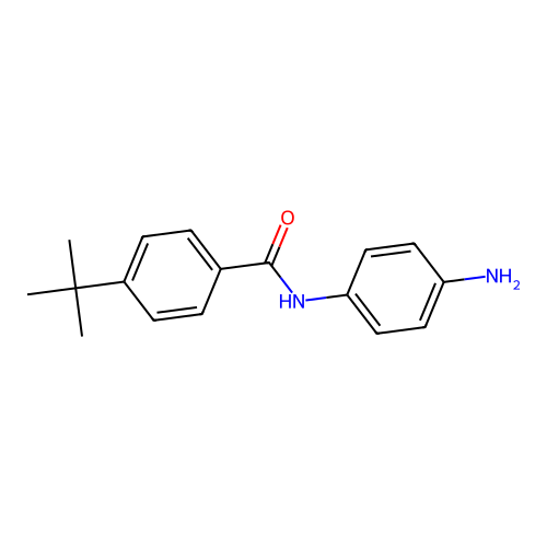 N-(4-aminophenyl)-4-tert-butylbenzamide structure