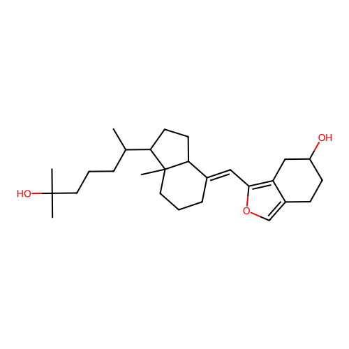 25-hydroxy-6,19-epoxyvitamin D3 structure
