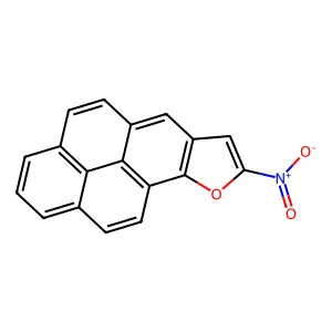 8-Nitropyreno(1,2-b)furan structure