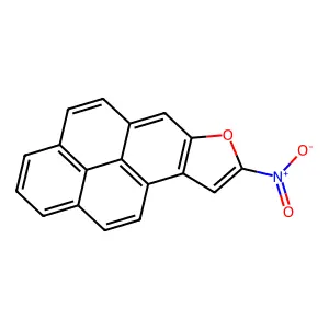 8-Nitropyreno(2,1-b)furan structure