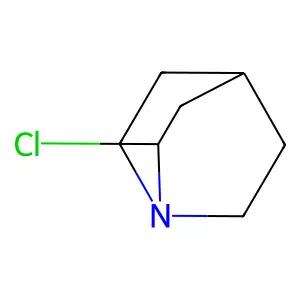 1-Azabicyclo(2.2.2)-octane, 2-chloro- structure
