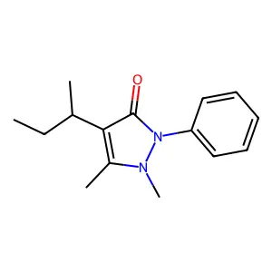 Antipyrine, 4-sec-butyl- structure