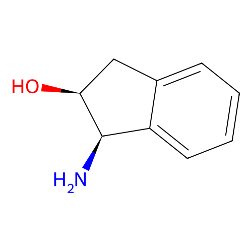 (1R,2S)-(+)-cis-1-Amino-2-indanol structure