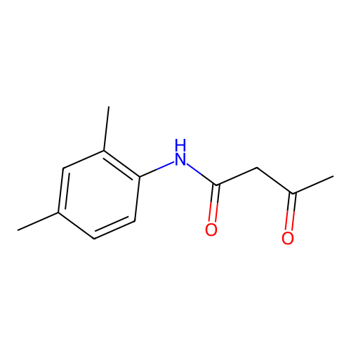 N-(2,4-Dimethylphenyl)-3-oxobutanamide structure