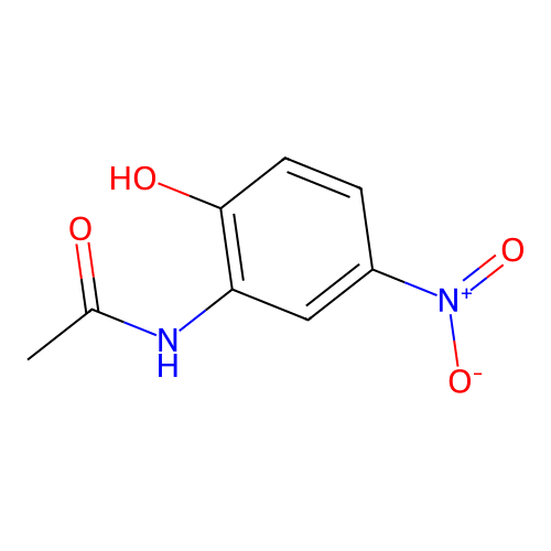 Acetamide, N-(2-hydroxy-5-nitrophenyl)- structure