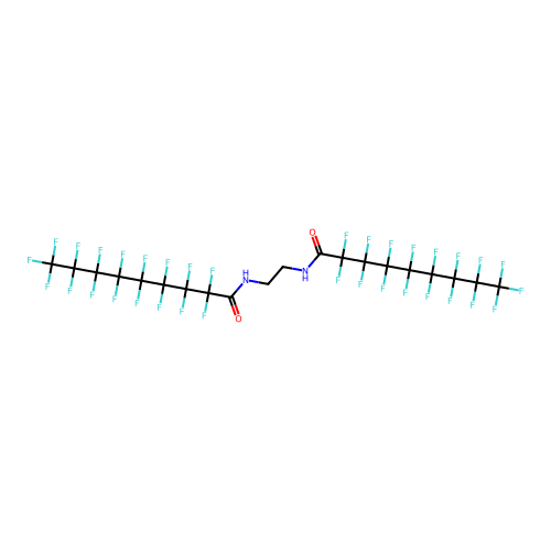 N,N'-bis(Perfluorononanoyl)1,2-ethanediamine structure