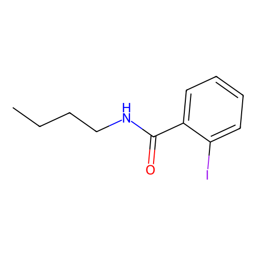 N-butyl-2-iodobenzamide structure