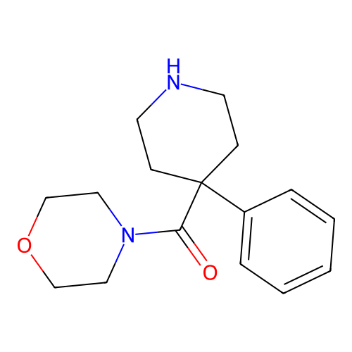 4-(4-Phenylpiperidin-4-ylcarbonyl)morpholine hydrochloride structure