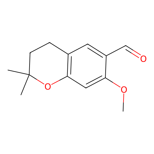 7-Methoxy-2,2-dimethylchromane-6-carbaldehyde structure