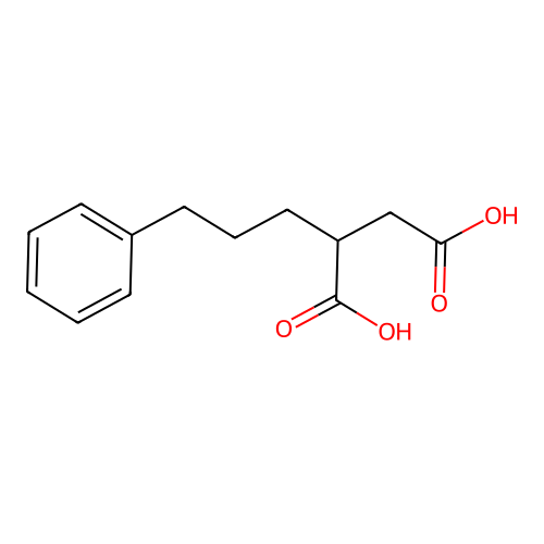 2-(3-Phenylpropyl)butanedioic acid structure