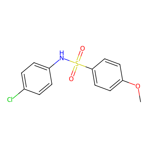 N-(4-Chlorophenyl)-4-methoxybenzenesulfonamide structure