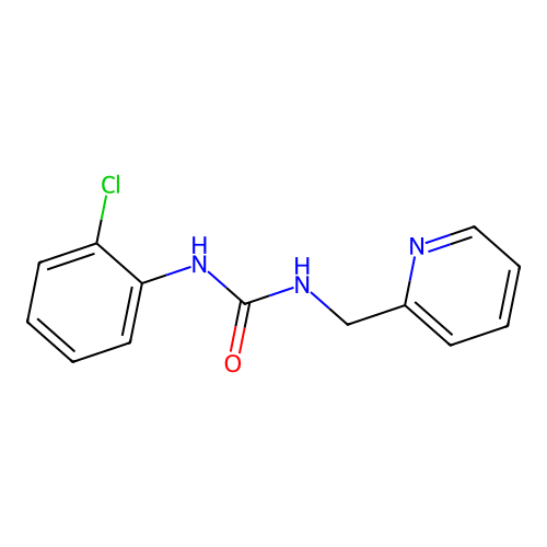 1-(2-Chlorophenyl)-3-(pyridin-2-ylmethyl)urea structure