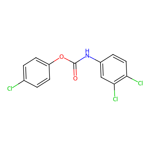 4-Chlorophenyl 3,4-dichlorophenylcarbamate structure