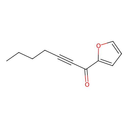 1-(2-Furyl)hept-2-yn-1-one structure