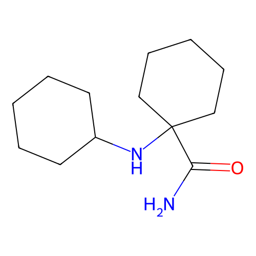 1-(Cyclohexylamino)cyclohexane-1-carboxamide structure