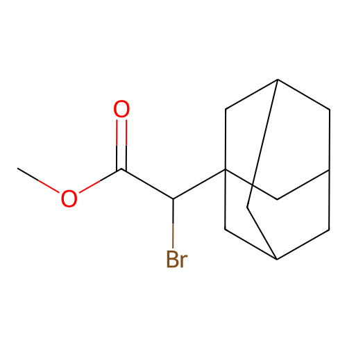Methyl 1-adamantyl(bromo)acetate structure