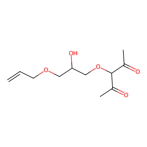 3-(3-(Allyloxy)-2-hydroxypropoxy)pentane-2,4-dione structure