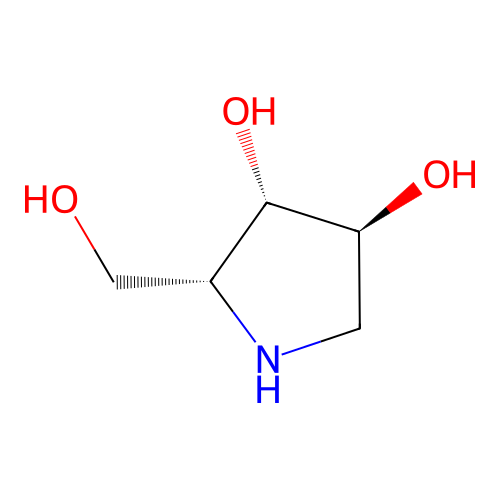 1,4-Dideoxy-1,4-Imino-D-Xylitol structure