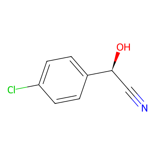 (R)-(+)-4-Chloromandelonitrile structure