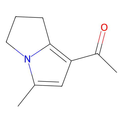1-(2,3-Dihydro-5-methyl-1H-pyrrolizin-7-yl)ethanone structure