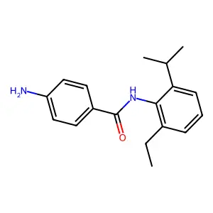 Benzanilide, 4-amino-2'-ethyl-6'-isopropyl- structure