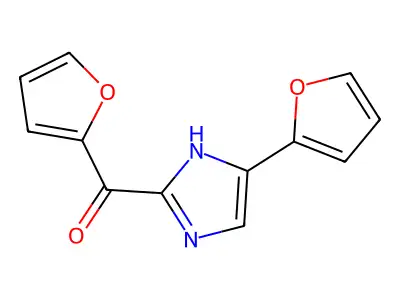 2-(2-Furoyl)-4(5)-(2-furanyl)-1H-imidazole structure