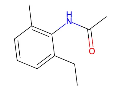 N-(2-Ethyl-6-methylphenyl)acetamide structure