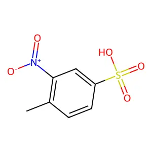 Benzenesulfonic acid, 4-methyl-3-nitro- structure