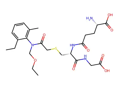 Acetochlor S-glutathione conjugate structure