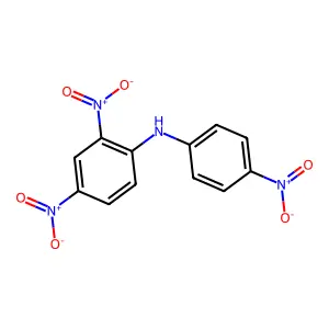 2,4-Dinitro-N-(4-nitrophenyl)aniline structure