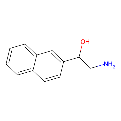 2-Amino-1-(naphthalen-2-yl)ethan-1-ol structure