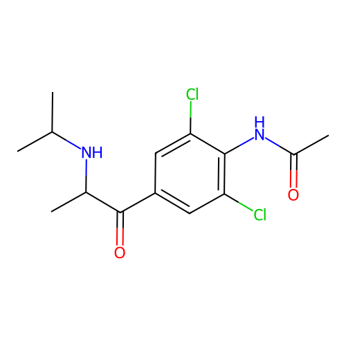 N-[2,6-Dichloro-4-[2-[(1-methylethyl)amino]-1-oxopropyl]phenyl]acetamide structure