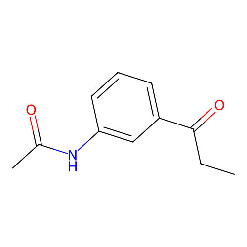 N-(3-Propionylphenyl)acetamide structure