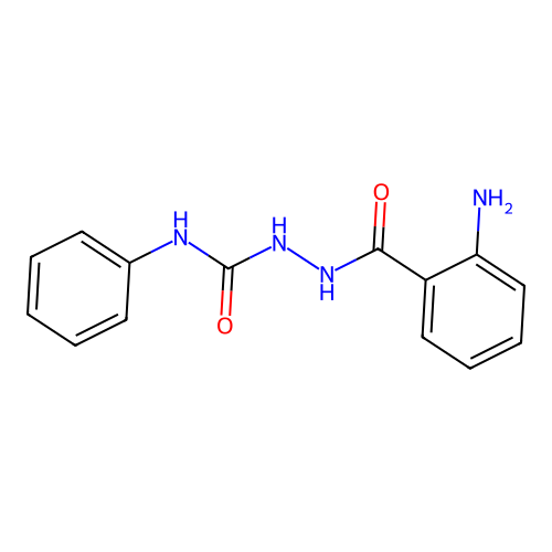 1-(2-Aminobenzoyl)-4-phenylsemicarbazide structure