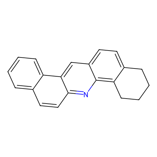 8,9,10,11-Tetrahydrodibenzo[A,H]acridine structure