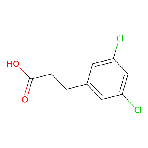 3-(3,5-Dichlorophenyl)propionic acid structure
