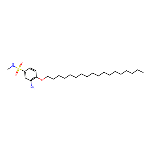 3-Amino-N-methyl-4-(octadecyloxy)benzenesulfonamide structure