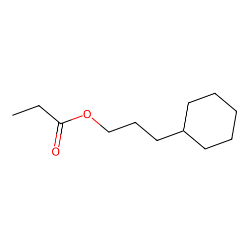 Cyclohexylpropyl propionate structure