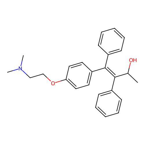 alpha-Hydroxytamoxifen structure