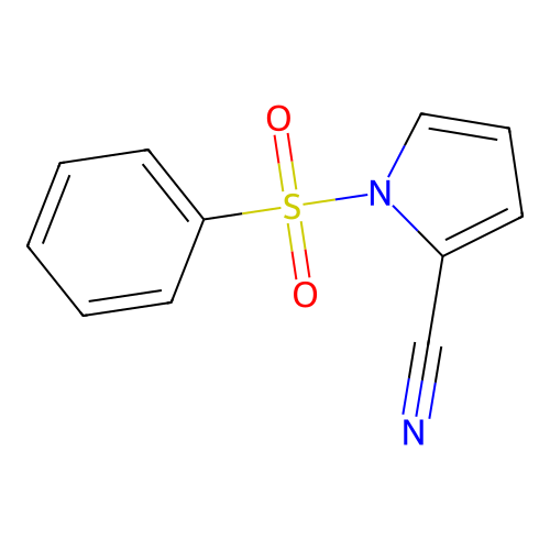 1-(Phenylsulfonyl)-2-pyrrolecarbonitrile structure