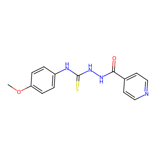 1-(4-Methoxyphenyl)-3-(pyridine-4-carbonylamino)thiourea structure