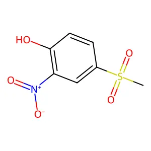 4-(Methylsulphonyl)-2-nitrophenol structure