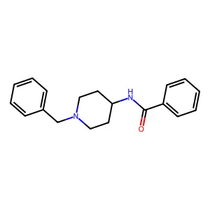 N-(1-(苯甲基)-4-哌啶基)苯甲酰胺 structure