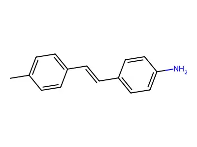 4-(2-(4-Methylphenyl)ethenyl)aniline structure
