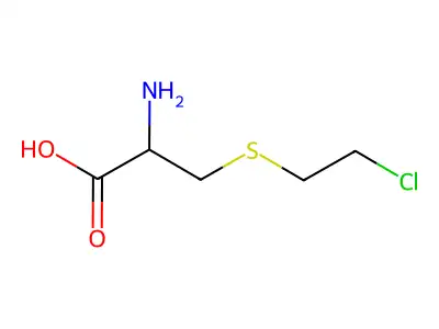 Cysteine, S-(2-chloroethyl)- structure