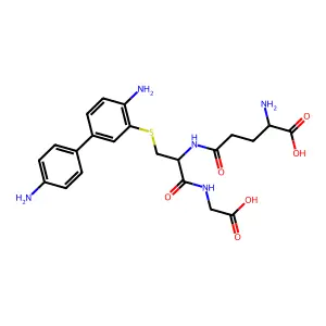 3-(Glutathion-S-yl)benzidine structure