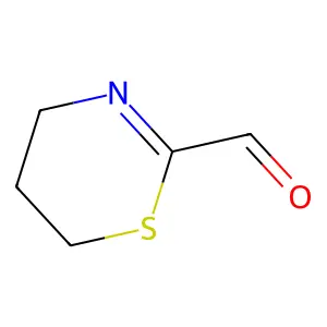 5,6-dihydro-4H-1,3-thiazine-2-carbaldehyde structure