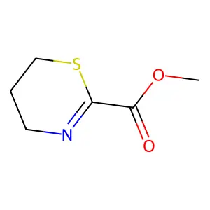Methyl 5,6-dihydro-4H-1,3-thiazine-2-carboxylate structure