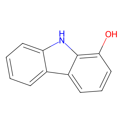 1-Hydroxycarbazole structure