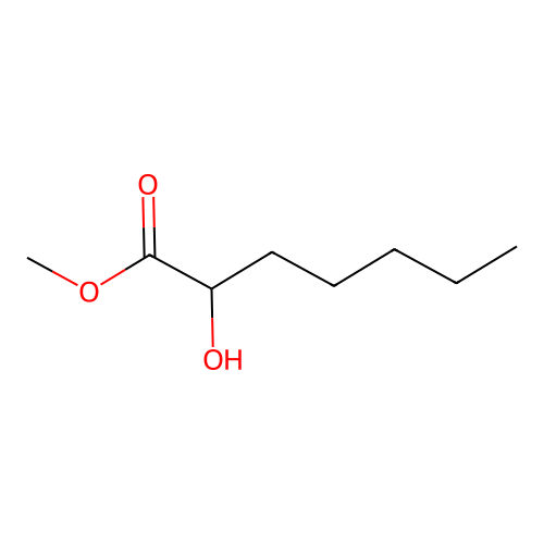 Methyl 2-hydroxyheptanoate structure